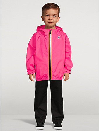 KWAY Le Vrai 3.0 Claude Zip Jacket With Hood Kids Pink