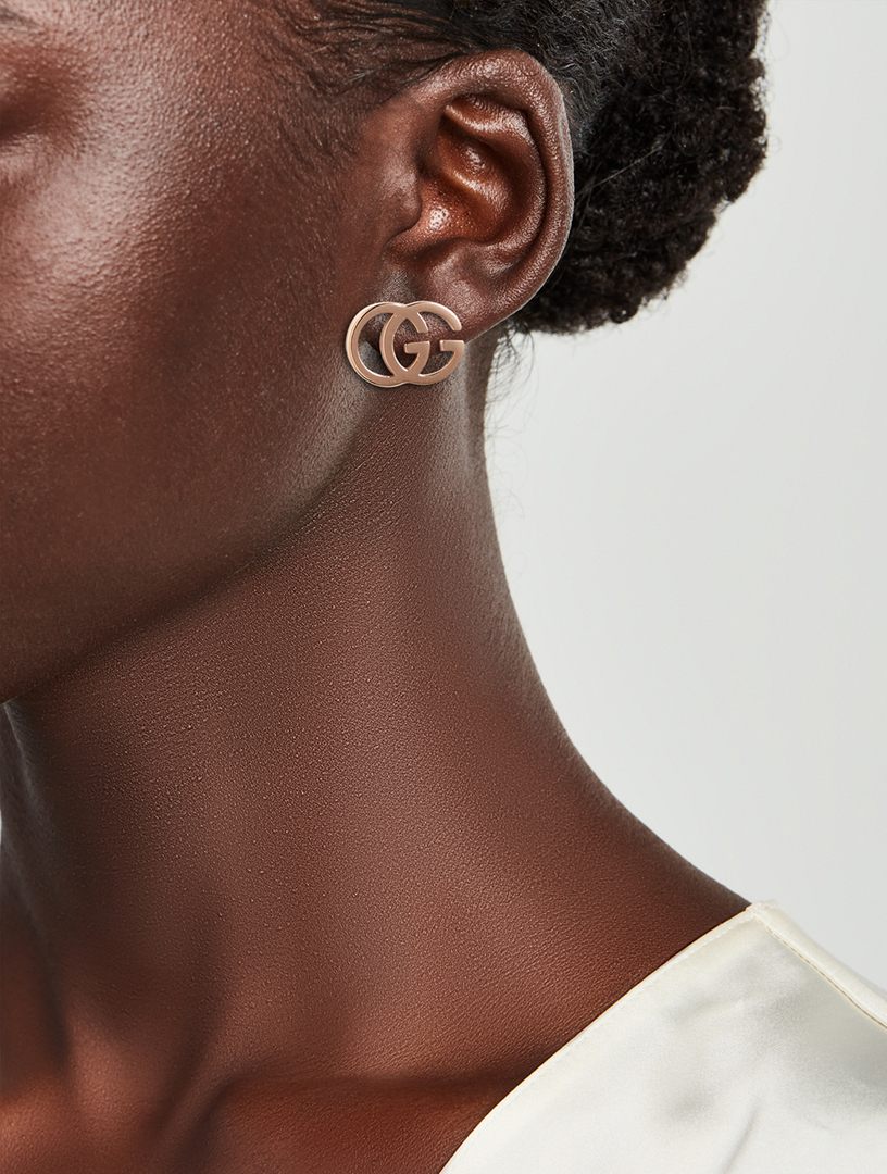 gg stud earrings