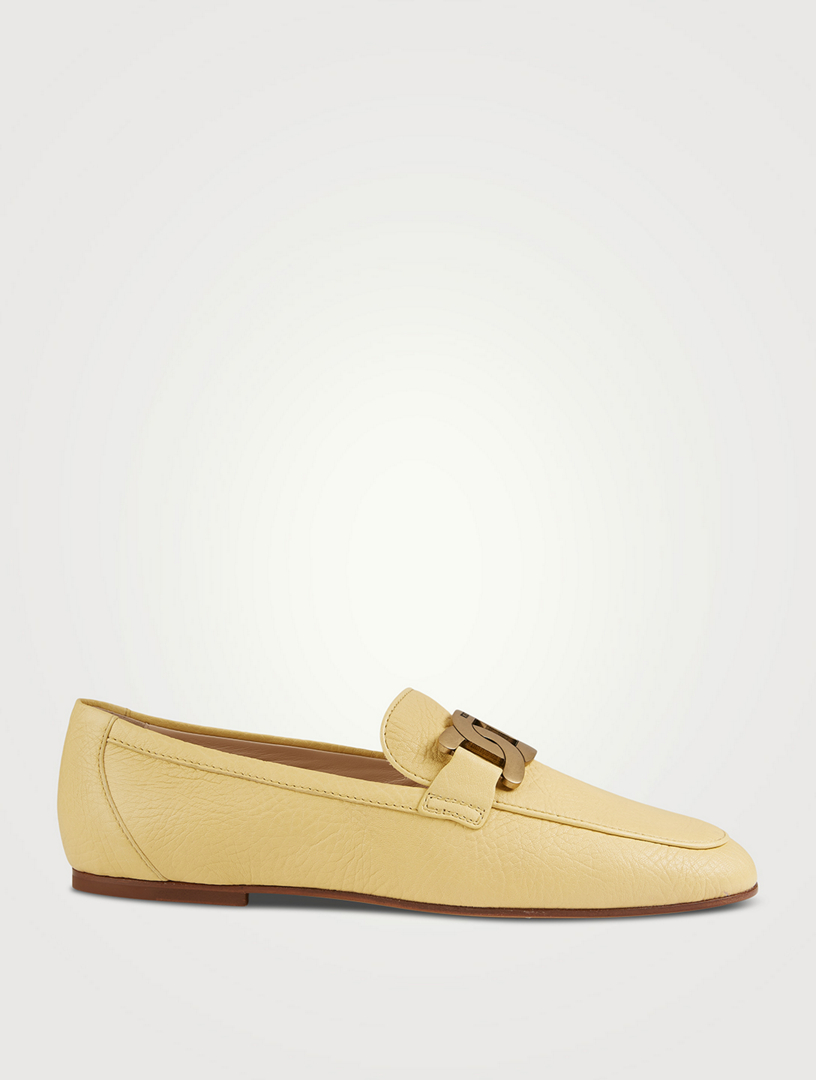 TOD'S Kate Chain Leather Loafers | Holt Renfrew Canada