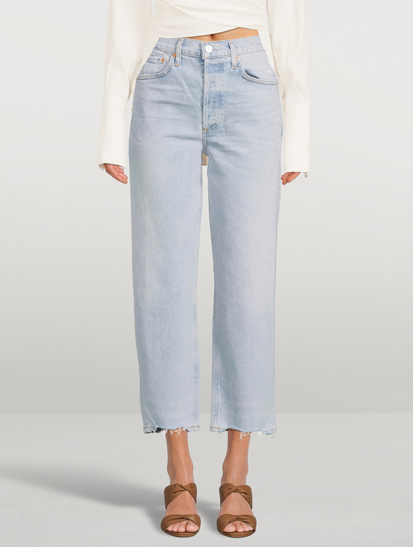 CITIZENS OF HUMANITY Florence Wide Straight-Leg Jeans | Holt ...