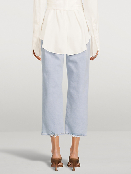 CITIZENS OF HUMANITY Florence Wide Straight-Leg Jeans | Holt ...