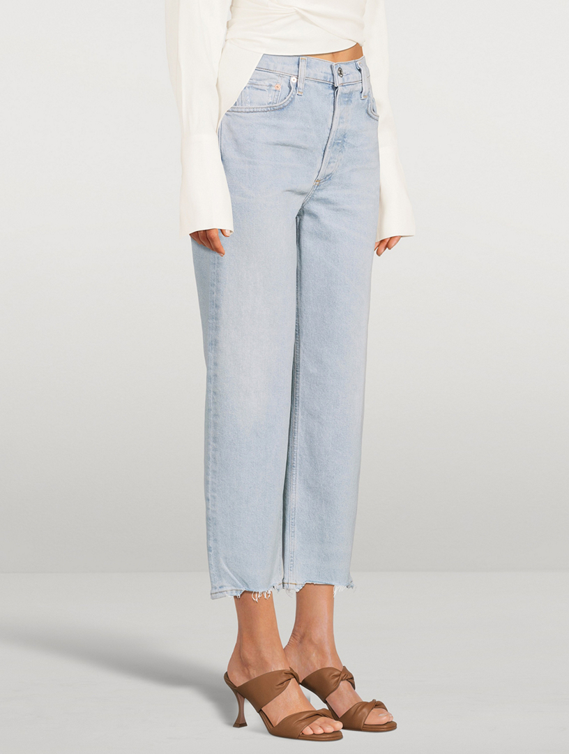 CITIZENS OF HUMANITY Florence Wide Straight-Leg Jeans | Holt ...