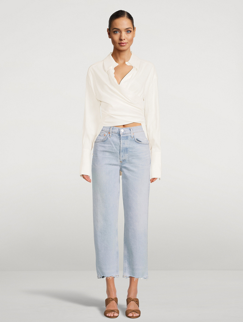 CITIZENS OF HUMANITY Florence Wide Straight-Leg Jeans | Holt ...