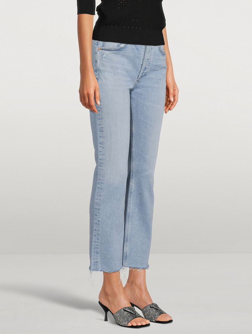 CITIZENS OF HUMANITY Isola Cropped Bootcut Jeans Holt Renfrew Canada