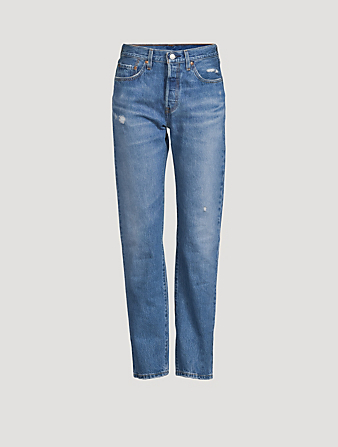 LEVI'S 501 Original Fit Straight-Leg Jeans Women's Blue