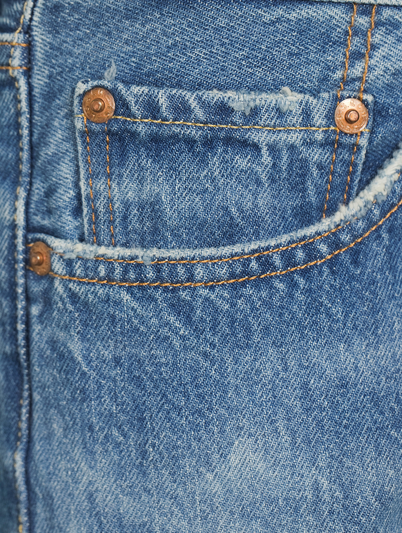 LEVI'S 501 Original Fit Straight-Leg Jeans Women's Blue
