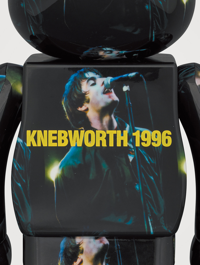 BEARBRICK Oasis Knebworth 1996 (Liam Gallagher) 100 & 400 Berbrick