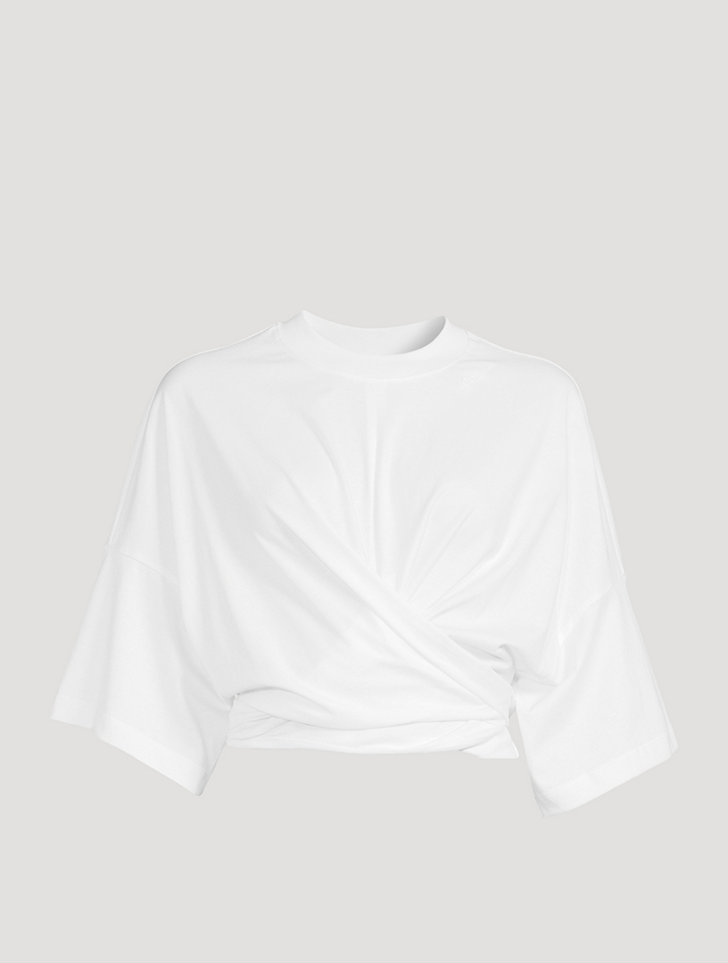 3.1 PHILLIP LIM Tee-shirt noué au dos Femmes Blanc