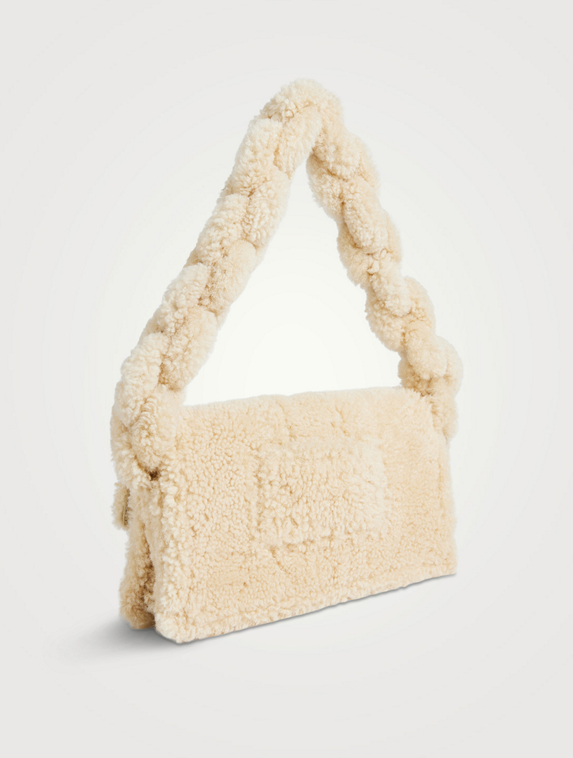 JACQUEMUS Le Bambidou Shearling Shoulder Bag Holt Renfrew Canada