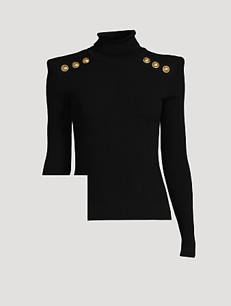 BALMAIN Turtleneck Sweater Women's Black