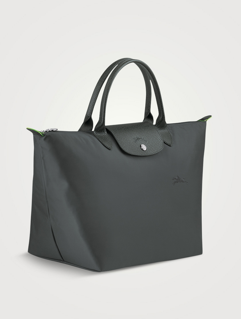 LONGCHAMP Medium Le Pliage Green Top Handle Bag Holt Renfrew Canada