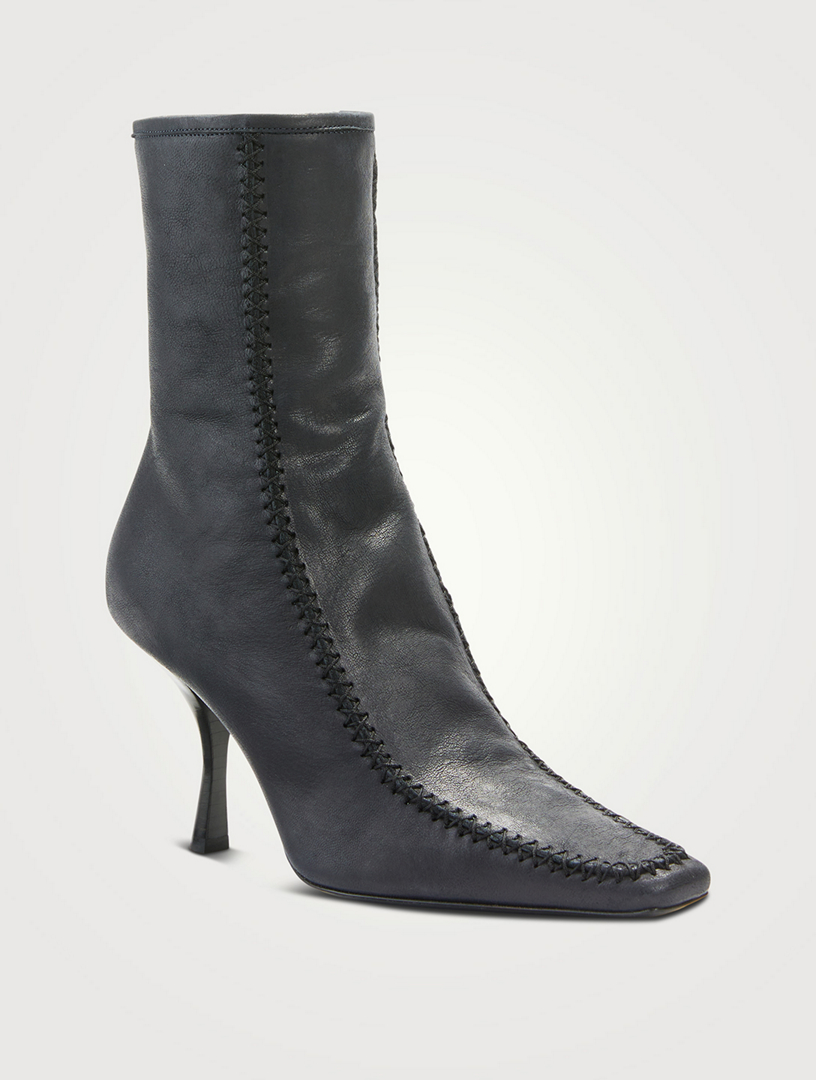 the row leather ankle boots
