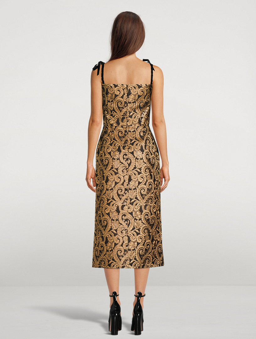 Allure Tweed Midi Dress Herlipto S beige | www.pvi.ne