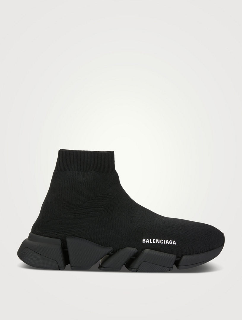 BALENCIAGA Chaussures d'entraînement Speed 2.0 en maille recyclée Hommes Noir
