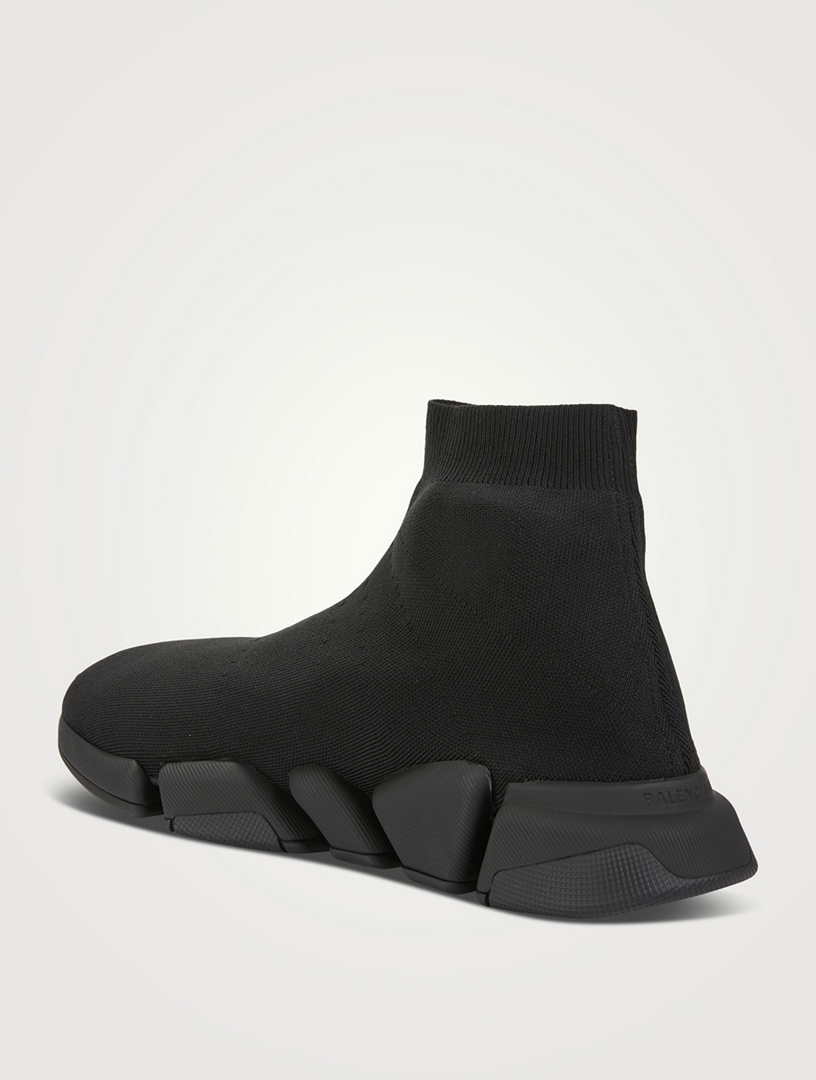 BALENCIAGA Chaussures d'entraînement Speed 2.0 en maille recyclée Hommes Noir