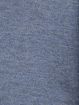 CANALI Wool Crewneck Sweater Men's Blue