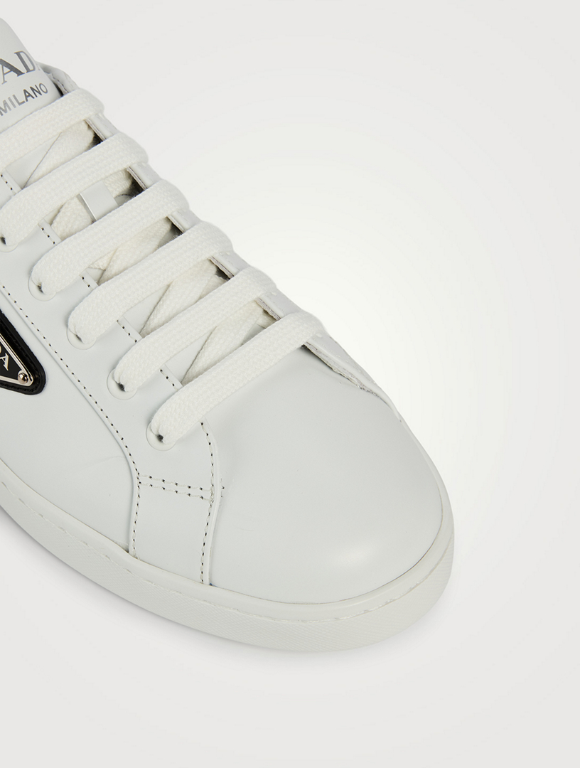 PRADA Court Leather Sneakers | Holt Renfrew Canada