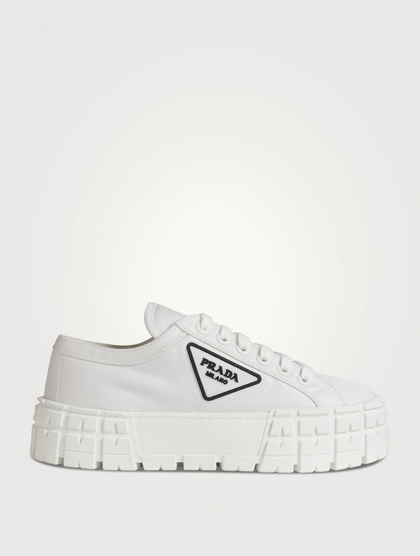 PRADA Double Wheel Nylon Gabardine Platform Sneakers | Holt Renfrew Canada