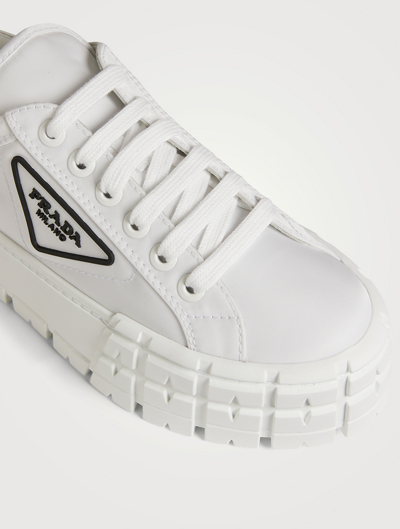 PRADA Double Wheel Nylon Gabardine Platform Sneakers | Holt Renfrew Canada