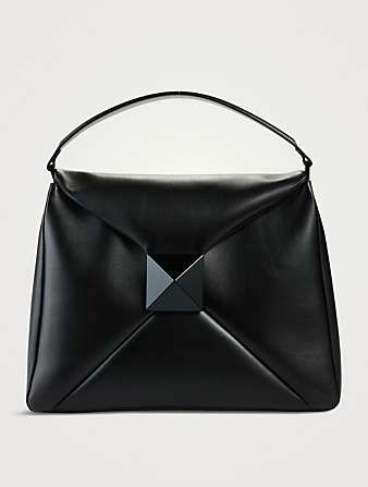 Maxi One Stud Leather Shoulder Bag