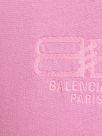 BALENCIAGA Kangourou en coton à logo BB Balenciaga Paris pour enfant Enfants Rose