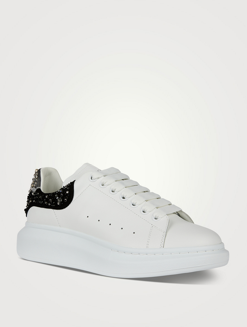 ALEXANDER MCQUEEN Glitter Oversized Leather Sneakers Holt Renfrew Canada