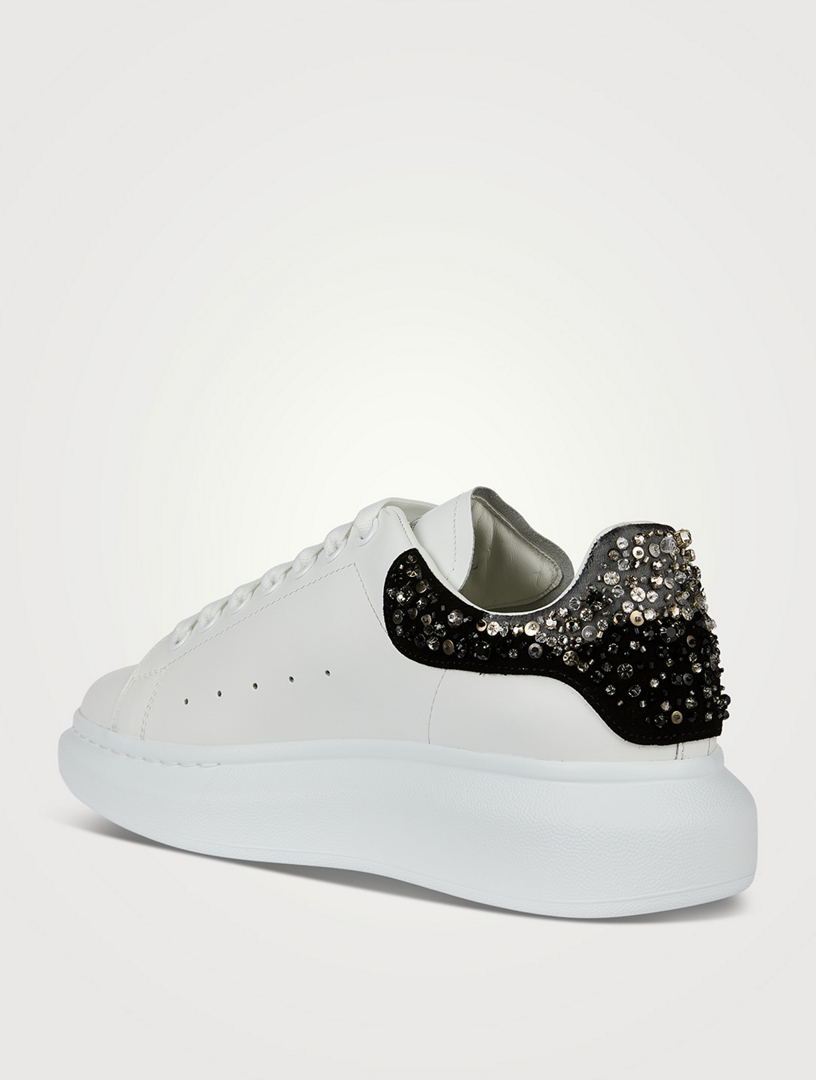 ALEXANDER MCQUEEN Glitter Oversized Leather Sneakers Holt Renfrew Canada