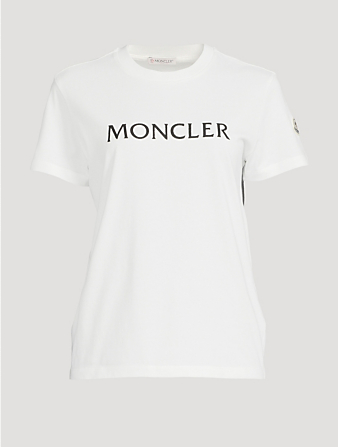 MONCLER Tee-shirt à logo Femmes Blanc