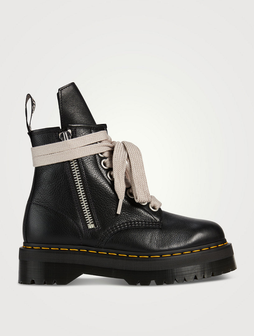 限定セール！ Rick 1460 Owens Leather × Rick Boots Dr. Platform Martens Owens ...