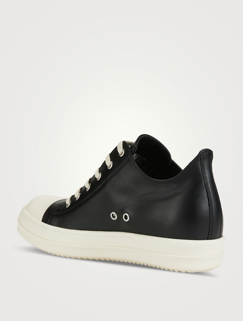 RICK OWENS Strobe Leather LowTop Sneakers Holt Renfrew Canada