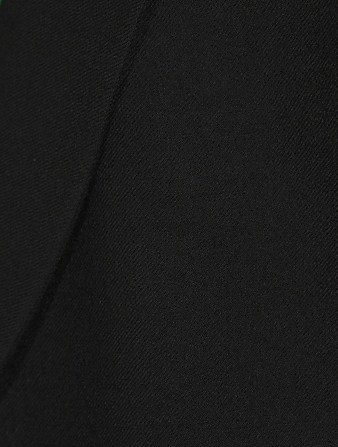 RICK OWENS Veston souple Strobe en laine texturée Hommes Noir