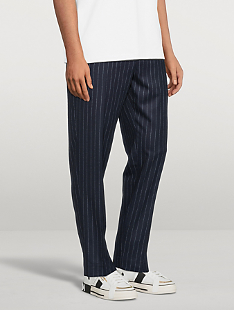 KENZO Striped Tailored Trousers Men's Blue
