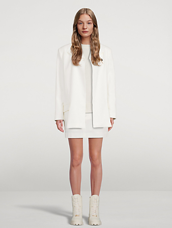 LOULOU STUDIO Hornby Mini Skirt Women's White