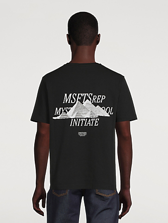 MSFTS Tee-shirt graphique Mystery School Hommes Noir