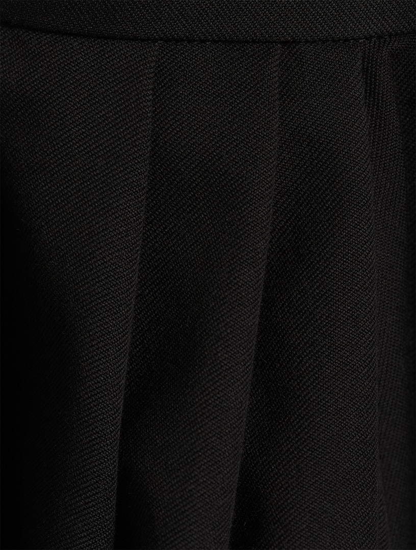 DRIES VAN NOTEN Salfa Cotton And Wool Tulip Skirt Women's Black