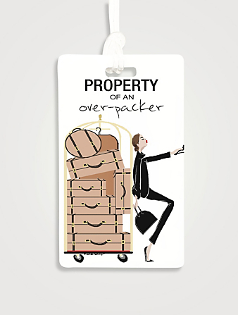 Property Of An Over-Packer Luggage Tag