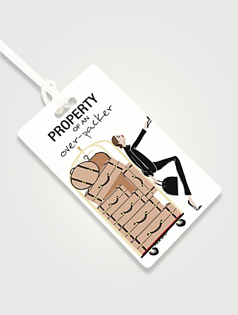 EIGHTY SEVENTH ST. Property Of An Over-Packer Luggage Tag  Multi