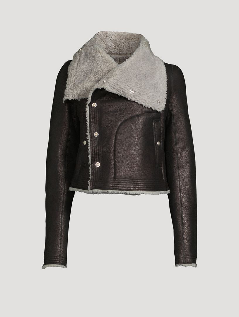 holt renfrew shearling coat