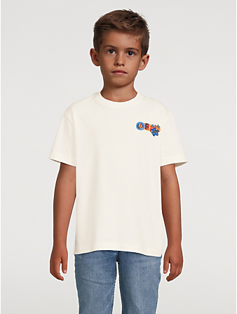 OFF-WHITE Together Cotton T-Shirt Kids White