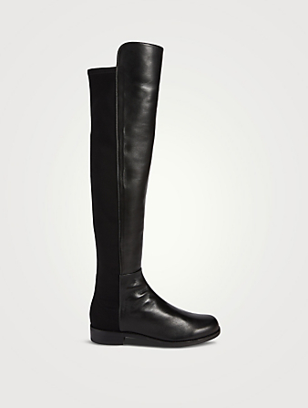 5050 Leather Over-The-Knee Boots
