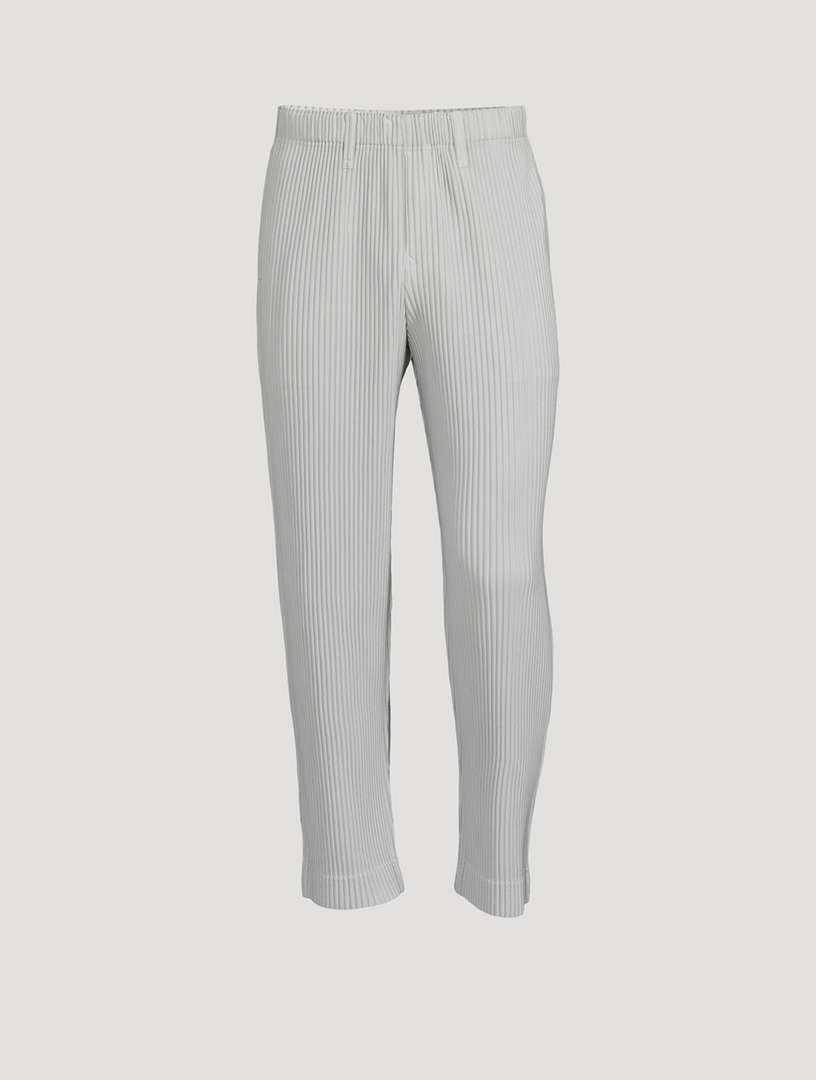 HOMME PLISSÉ ISSEY MIYAKE Basics Straight Leg Pants | Holt Renfrew