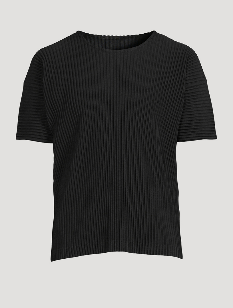 HOMME PLISSÉ ISSEY MIYAKE Tee-shirt à manches courtes Basics Hommes Noir