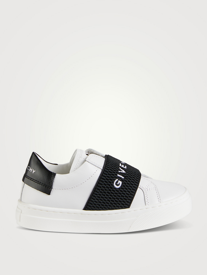 GIVENCHY Leather Sneakers With Logo Band | Holt Renfrew Canada