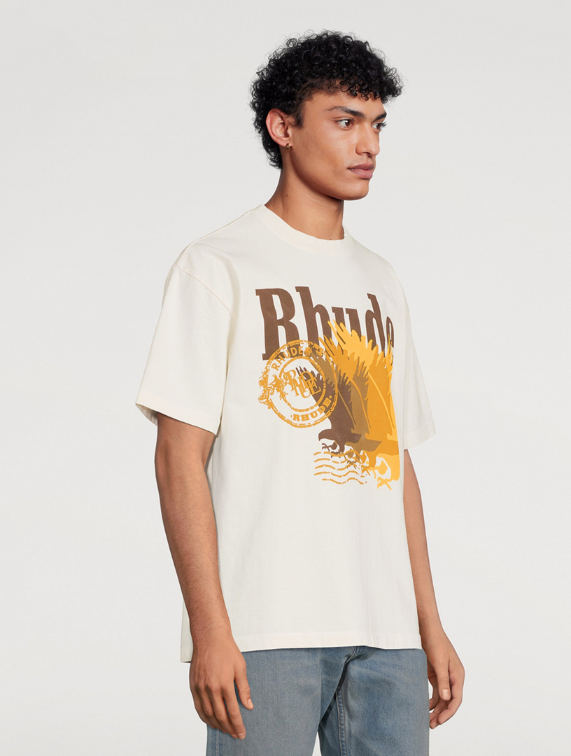 rhude graphic tee