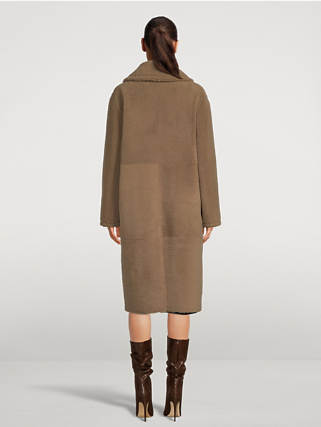 HISO Freed Teddy Shearling Coat | Holt Renfrew Canada