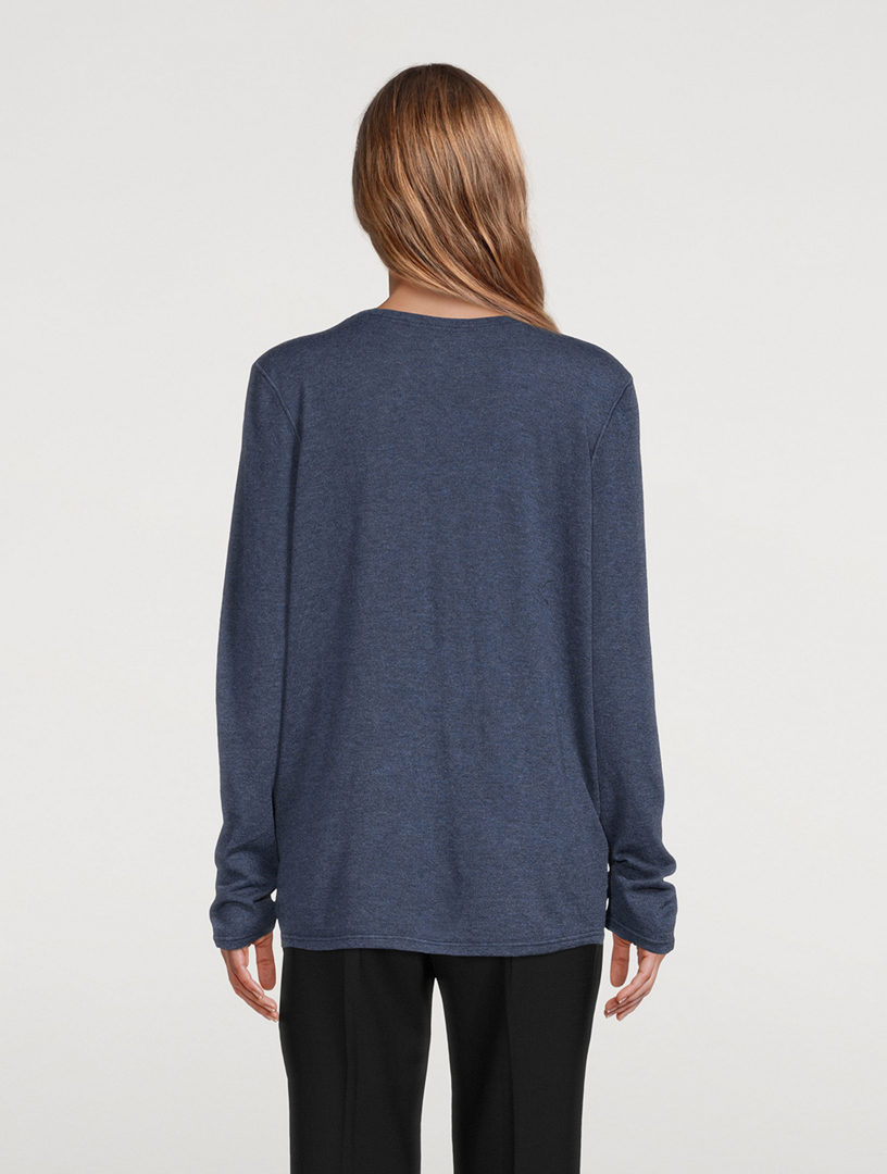 MAJESTIC FILATURES Relaxed Cashmere V-Neck Sweater | Holt Renfrew Canada