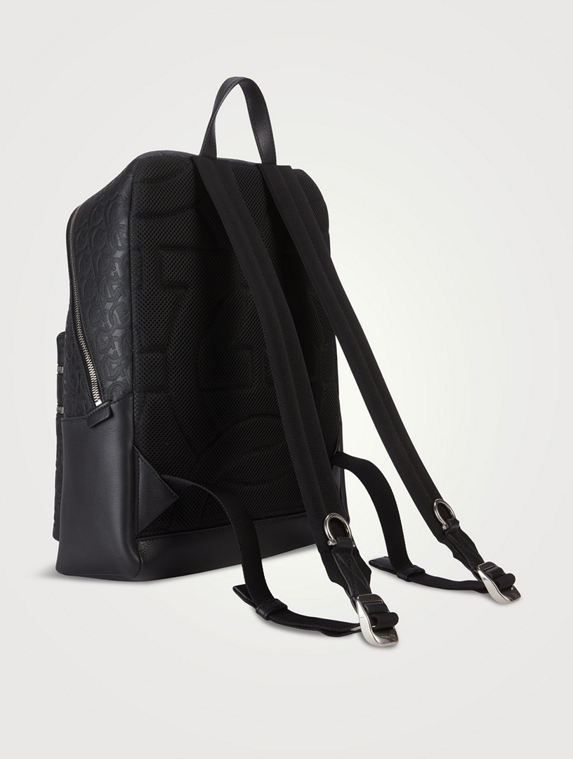 FERRAGAMO Gancini Embossed Leather Backpack | Holt Renfrew Canada