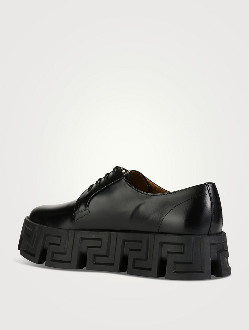greca labyrinth derby shoes