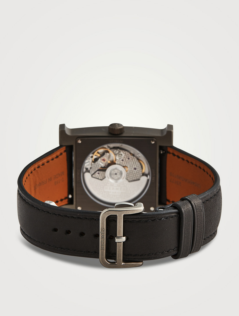 HERMÈS Heure H GM Leather Strap Watch Holt Renfrew Canada