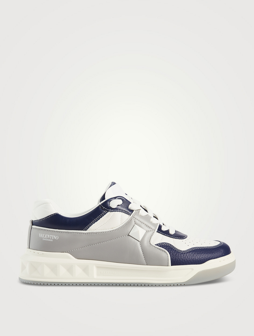 VALENTINO One Stud Leather Sneakers | Holt Renfrew Canada